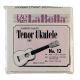 LAB-12 La Bella Tenor Ukulele Strings, Clear Nylon