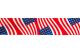 SAN-CT-171 San Leandro Guitar Strap, Nylon USA Flag
