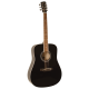 SGD-12 Savannah Dreadnought Acoustic Guitar, Black